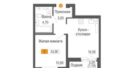 4 817 000 р. 1-к.кв. Екатеринбург - Агентство недвижимости Сысертская Усадьба, Сысерть